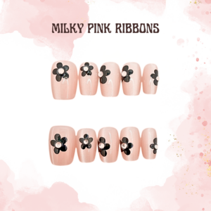 MILKY PINK RIBBONS